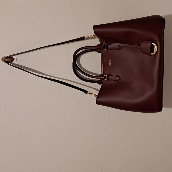 Ralph Lauren Leather Marcy Satchel - Picture 8 of 14